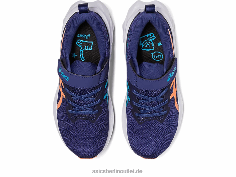 Novablast 2 Vorschule BL4N4283Asics Indigoblau/Sonnenpfirsich