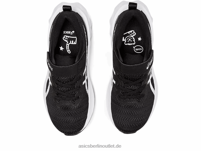Novablast 2 Vorschule BL4N4417Asics Schwarz-Weiss