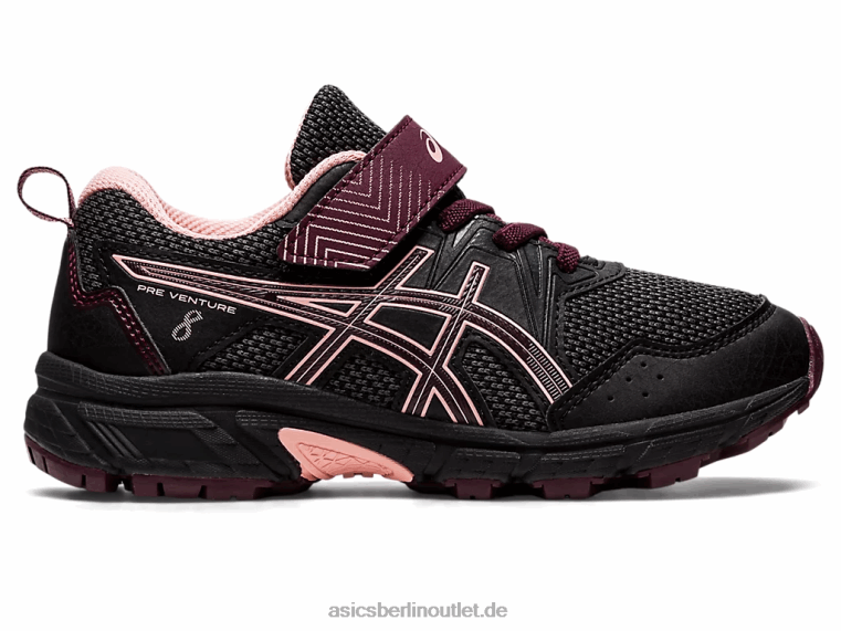 Pre Venture 8 Vorschule BL4N4379Asics Schwarz/tiefer Mars