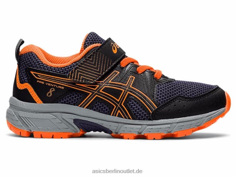 Pre Venture 8 Vorschule BL4N4488Asics Schwarz/schockierendes Orange
