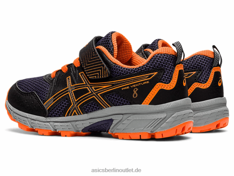 Pre Venture 8 Vorschule BL4N4488Asics Schwarz/schockierendes Orange