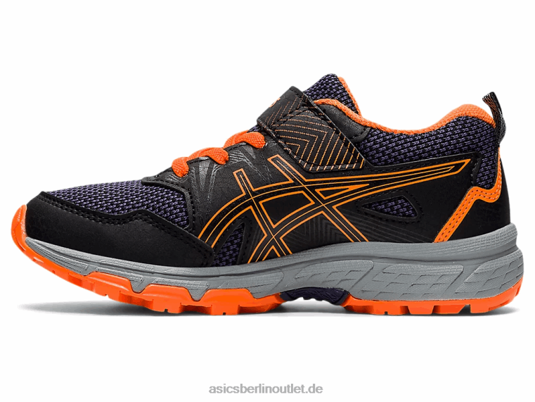 Pre Venture 8 Vorschule BL4N4488Asics Schwarz/schockierendes Orange