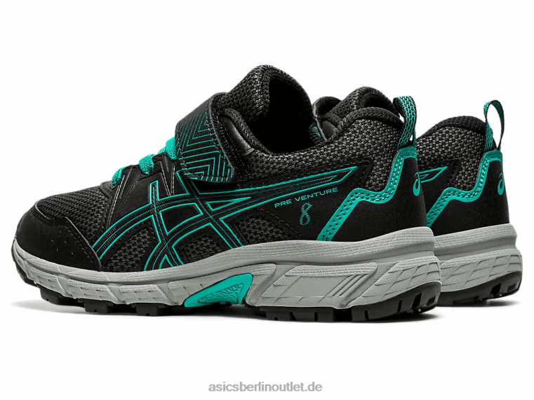 Pre Venture 8 Vorschule BL4N4497Asics Schwarz/baltisches Juwel