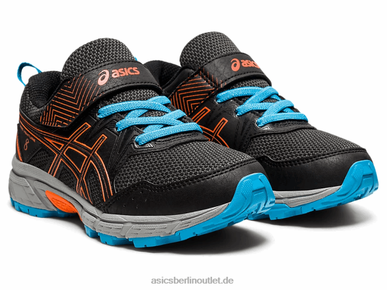 Pre Venture 8 Vorschule BL4N4502Asics schwarz/ringelorange