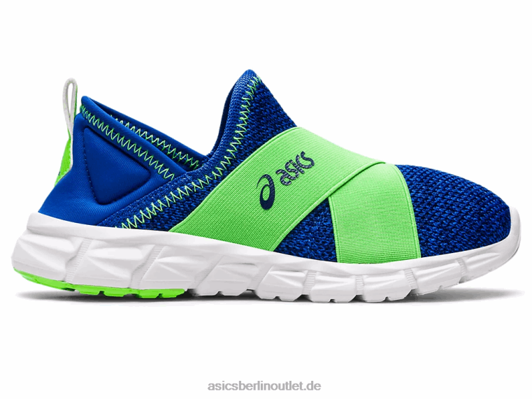 Quantum Lyte Slip-on Vorschule BL4N4437Asics Illusion blau/grüner Gecko
