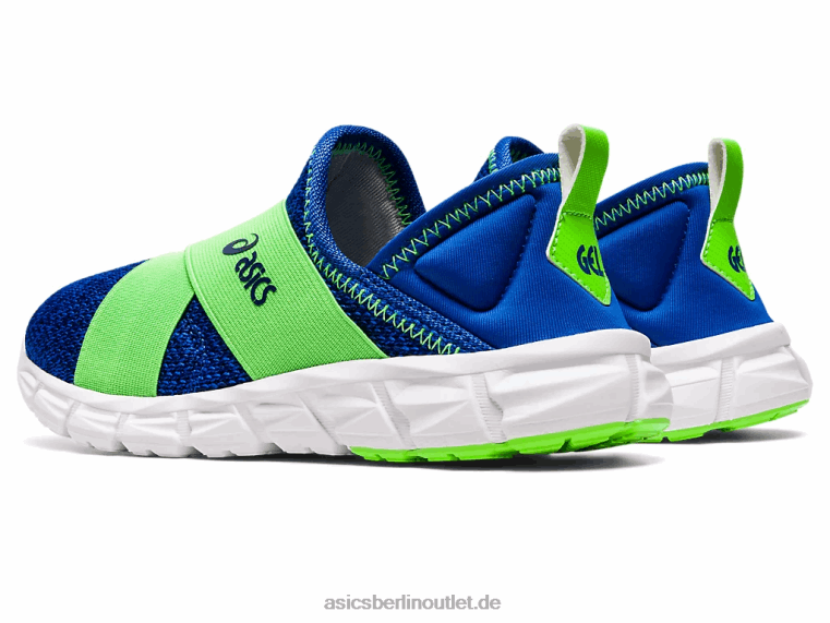 Quantum Lyte Slip-on Vorschule BL4N4437Asics Illusion blau/grüner Gecko