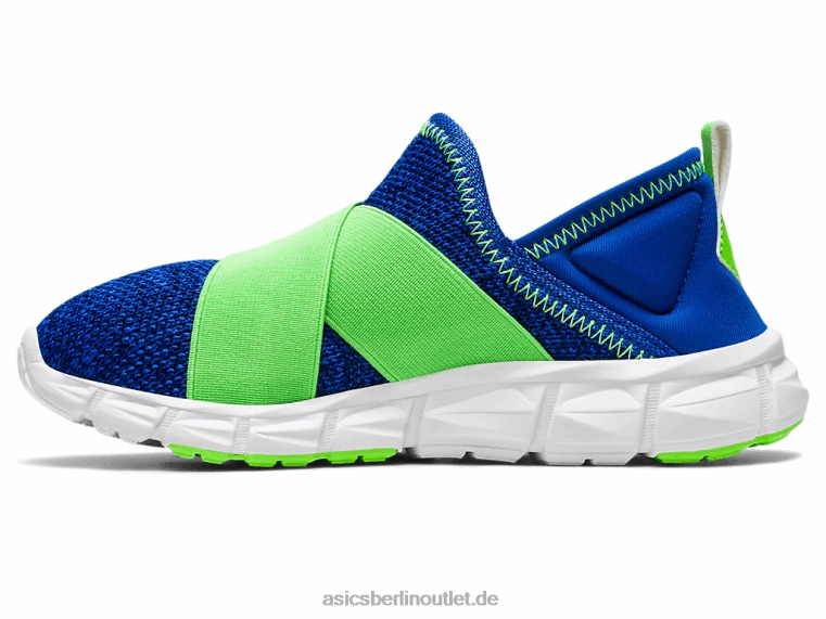 Quantum Lyte Slip-on Vorschule BL4N4437Asics Illusion blau/grüner Gecko
