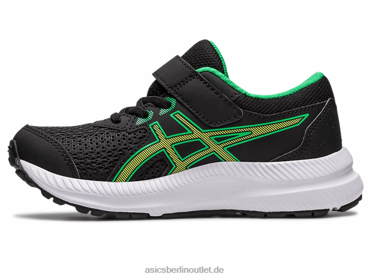 konkurrieren 8 Vorschule BL4N4243Asics Schwarz/Limettenschale