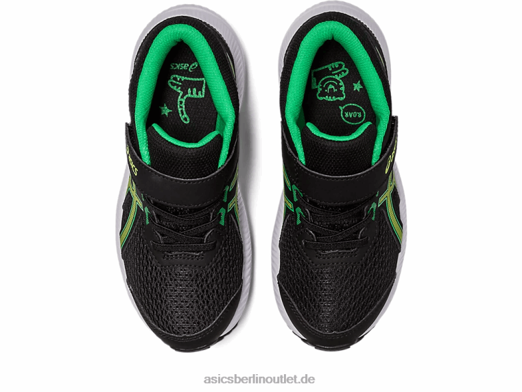 konkurrieren 8 Vorschule BL4N4243Asics Schwarz/Limettenschale