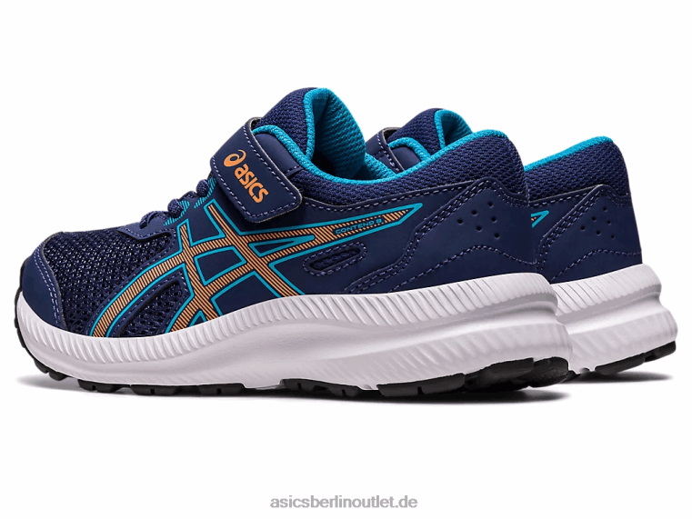 konkurrieren 8 Vorschule BL4N4252Asics Indigoblau/Sonnenpfirsich