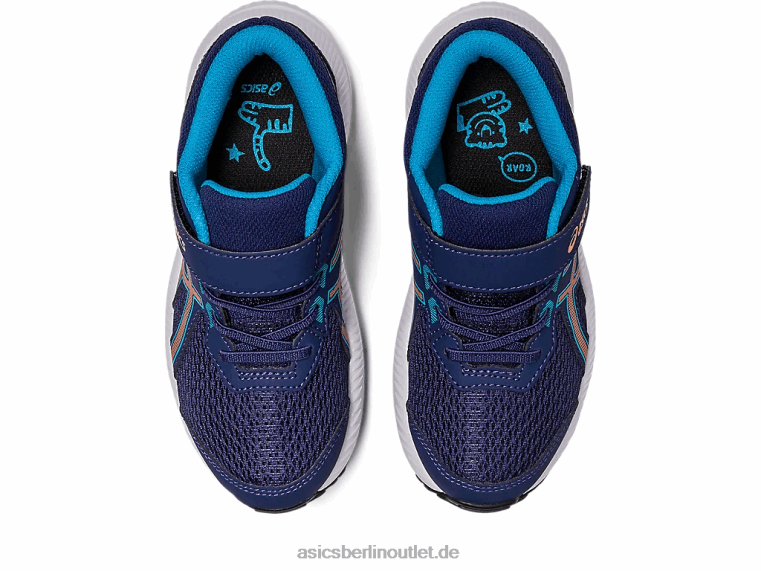 konkurrieren 8 Vorschule BL4N4252Asics Indigoblau/Sonnenpfirsich