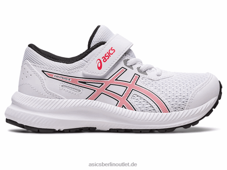 konkurrieren 8 Vorschule BL4N4297Asics Weiß/Elektrorot
