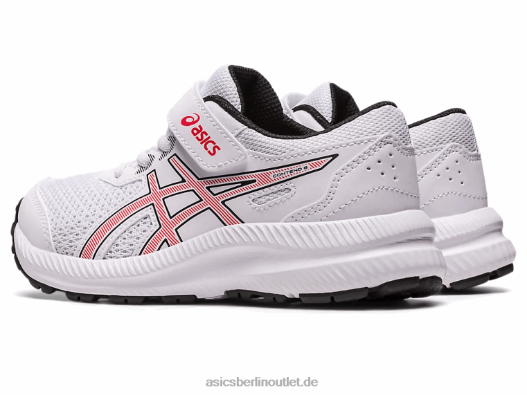 konkurrieren 8 Vorschule BL4N4297Asics Weiß/Elektrorot