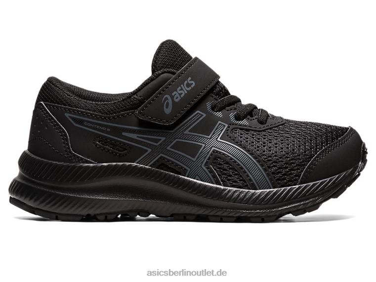 konkurrieren 8 Vorschule BL4N4393Asics schwarz/trägergrau