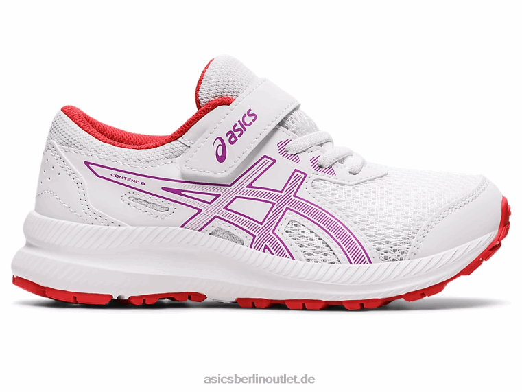konkurrieren 8 Vorschule BL4N4403Asics weisse Orchidee