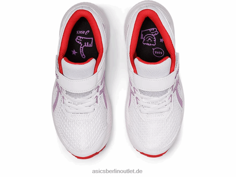 konkurrieren 8 Vorschule BL4N4403Asics weisse Orchidee
