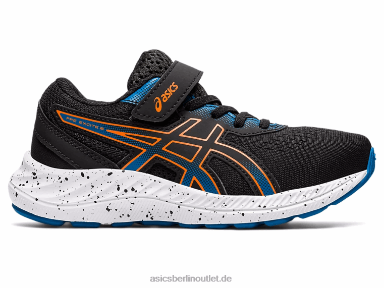 vor 8 Vorschulkinder erregen BL4N4532Asics schwarz/ringelorange