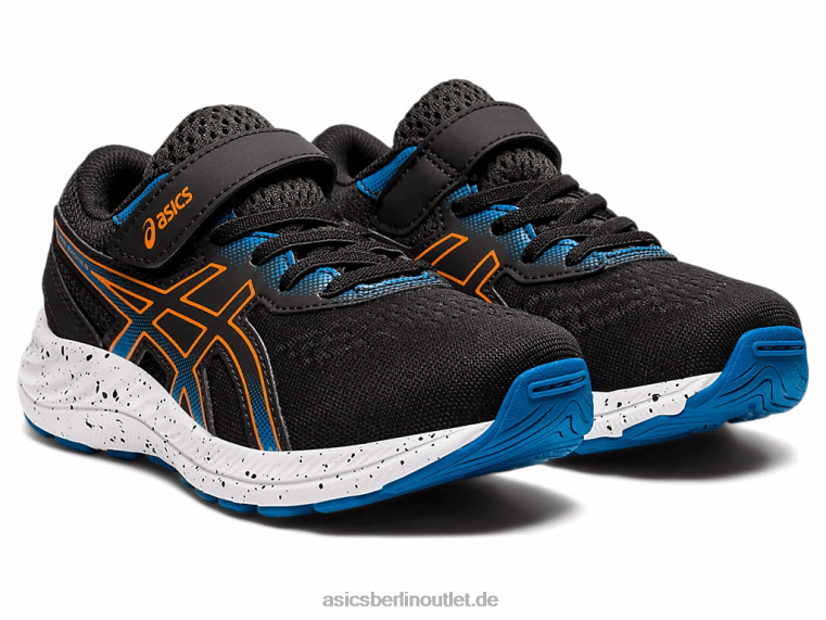 vor 8 Vorschulkinder erregen BL4N4532Asics schwarz/ringelorange