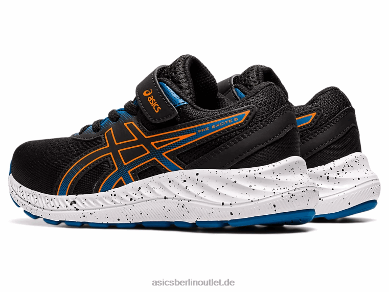 vor 8 Vorschulkinder erregen BL4N4532Asics schwarz/ringelorange