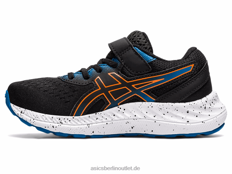 vor 8 Vorschulkinder erregen BL4N4532Asics schwarz/ringelorange