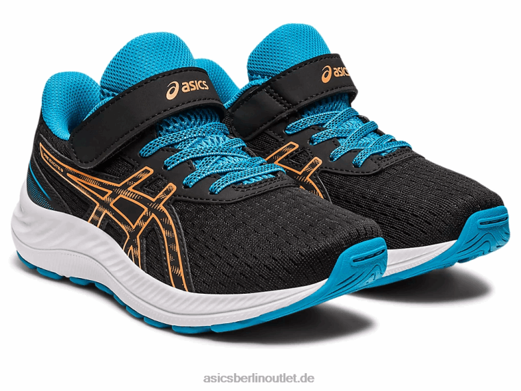 vor 9 Vorschule erregen BL4N4280Asics Schwarz/Sonnenpfirsich