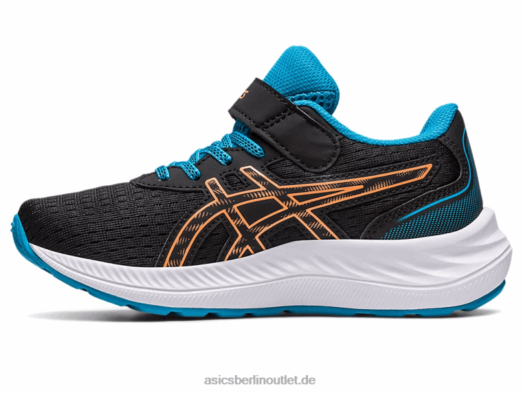 vor 9 Vorschule erregen BL4N4280Asics Schwarz/Sonnenpfirsich