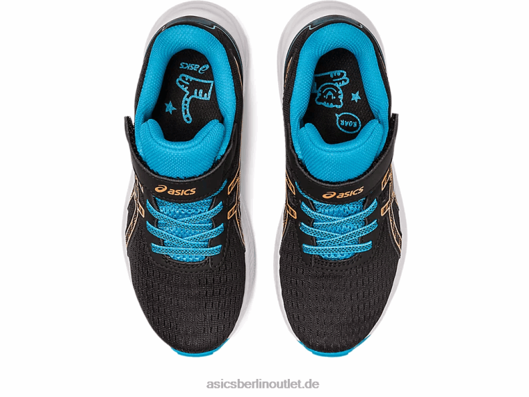 vor 9 Vorschule erregen BL4N4280Asics Schwarz/Sonnenpfirsich