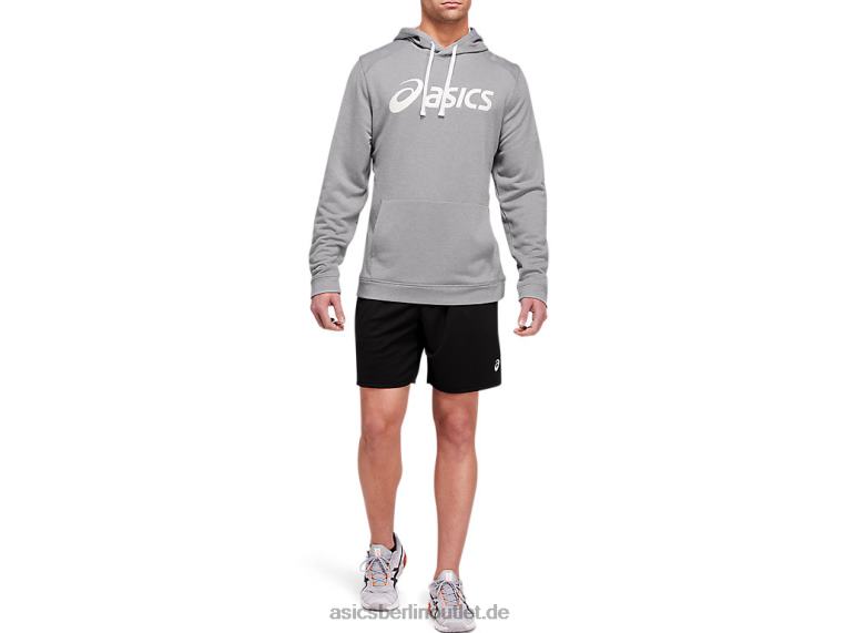 Herren-Kapuzenpullover aus French Terry BL4N1971Asics Plattenfelsen erika/weiß