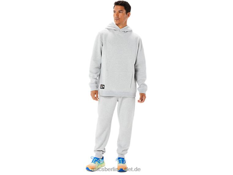 Herren-Sunday-Fleece-Hoodie Lam BL4N1346Asics hellgraues Heidekraut