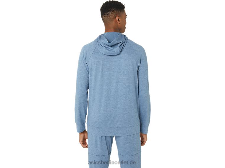 Tech FZ Hoodie 2.0 für Herren BL4N44Asics Stahlblauer Spacedye