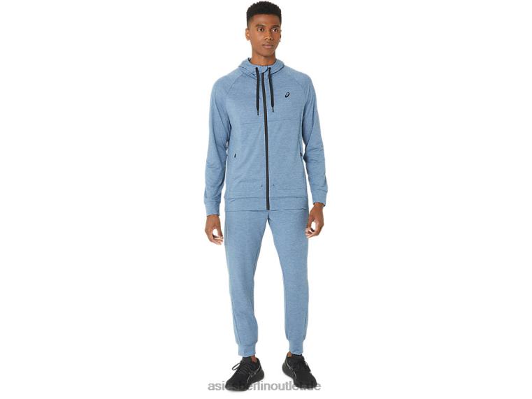 Tech FZ Hoodie 2.0 für Herren BL4N44Asics Stahlblauer Spacedye