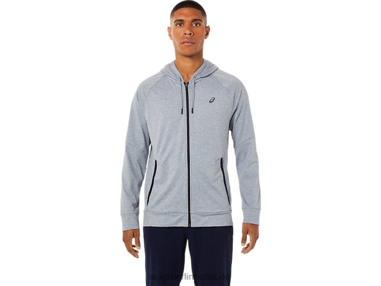 Tech-Hoodie mit durchgehendem Reißverschluss für Herren BL4N1780Asics Blattfelsenheide