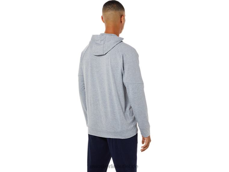 Tech-Hoodie mit durchgehendem Reißverschluss für Herren BL4N1780Asics Blattfelsenheide
