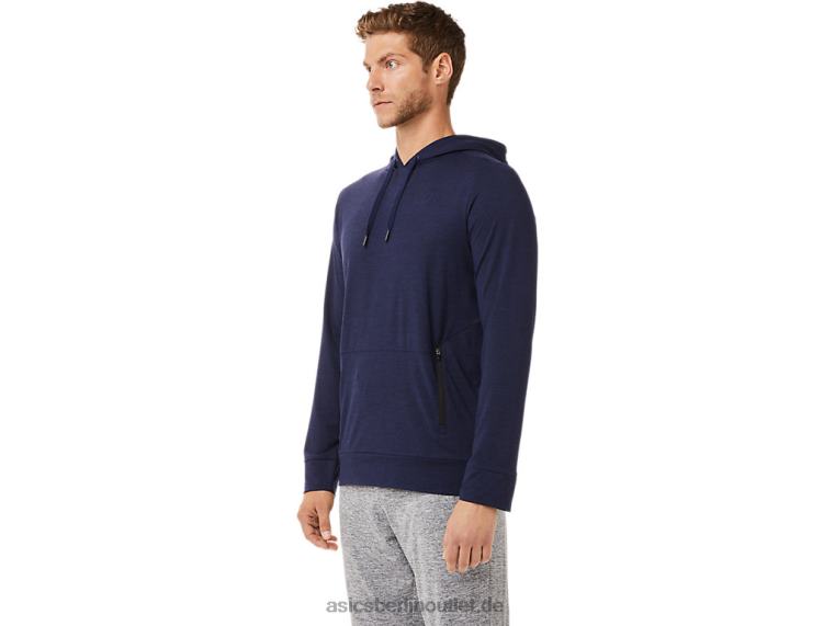 Tech-Pullover-Hoodie für Herren BL4N2028Asics Peacoat-Heidekraut