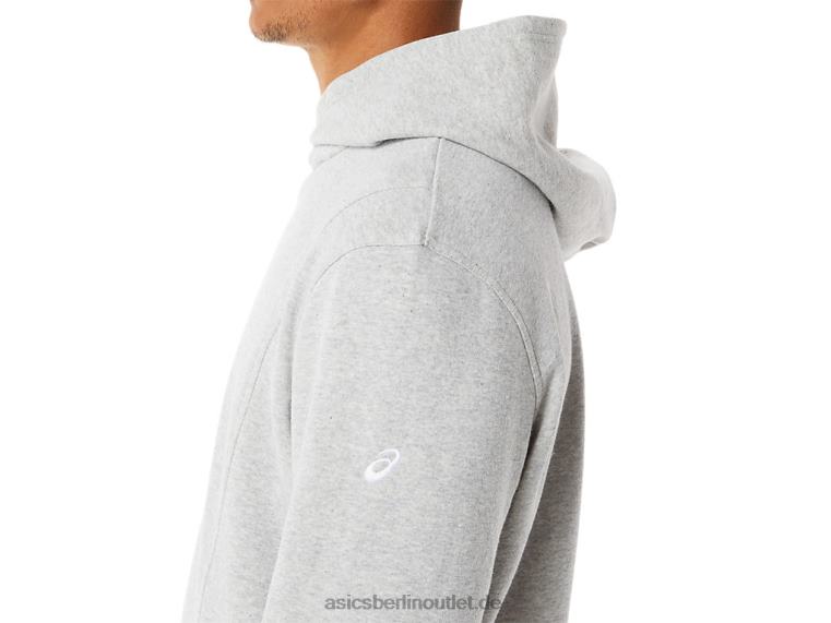 m Sunday Fleece Hoody Wch BL4N1284Asics hellgraues Heidekraut