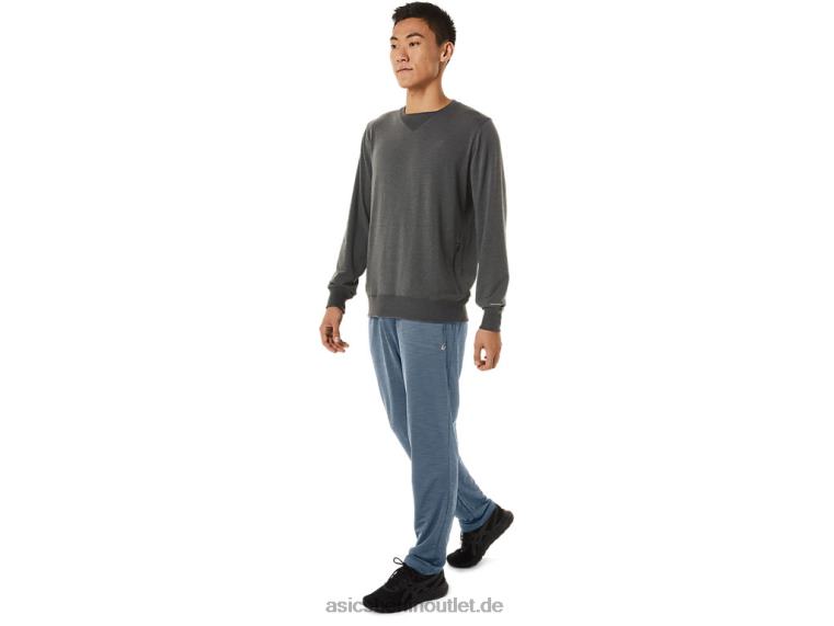 Herren-FP-Hose BL4N38Asics Stahlblauer Spacedye