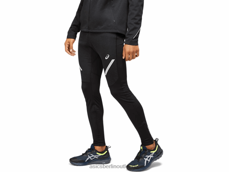 Herren-Lite-Show-Wintertight BL4N1639Asics Leistung schwarz
