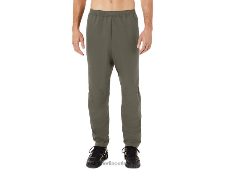 Herren-Webhose BL4N1438Asics Mantel grün