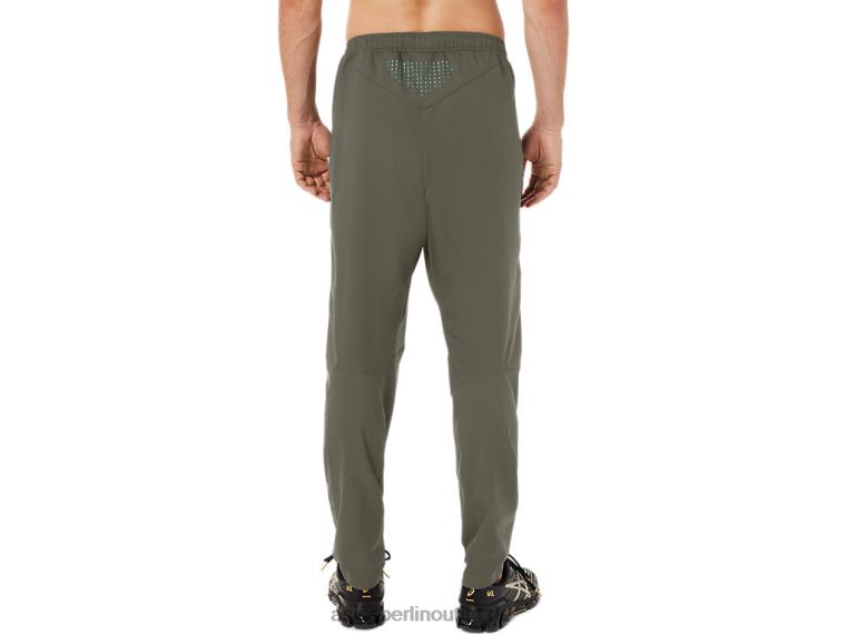 Herren-Webhose BL4N1438Asics Mantel grün