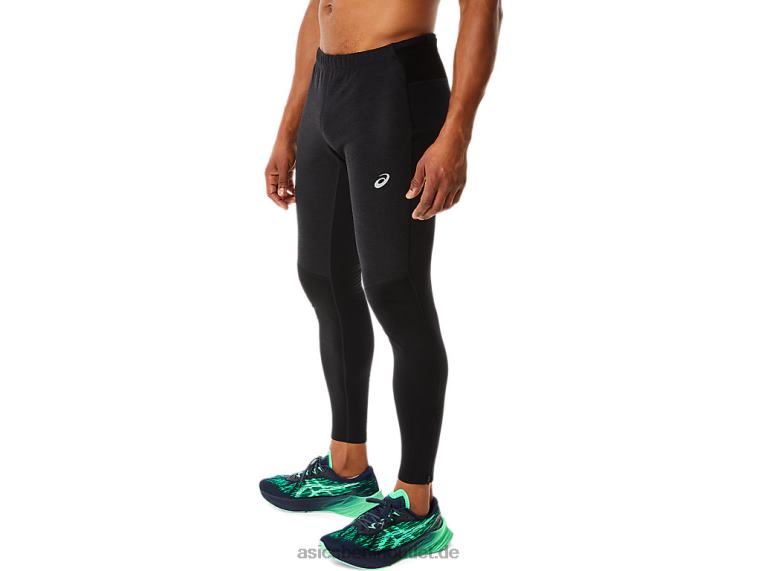 Herren-Winter-Laufhose BL4N870Asics Leistung schwarz