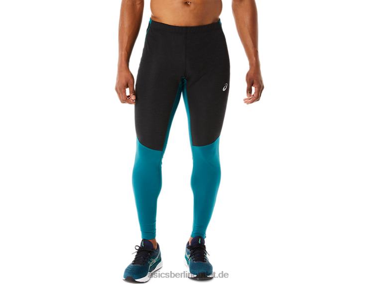Herren-Winter-Laufhose BL4N876Asics Samtkiefer/Performance-Schwarz