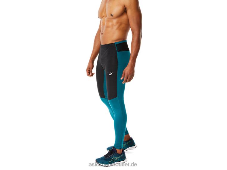 Herren-Winter-Laufhose BL4N876Asics Samtkiefer/Performance-Schwarz
