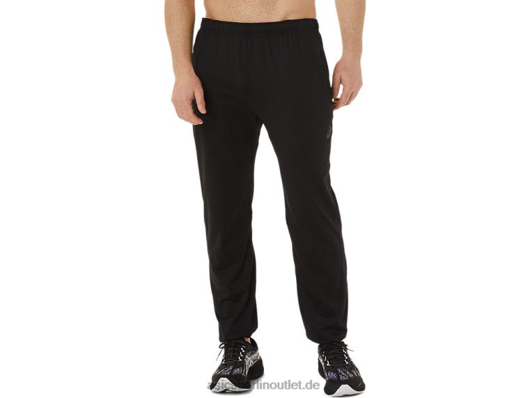 Herrenhose aus gebürstetem Strick BL4N750Asics Leistung schwarz