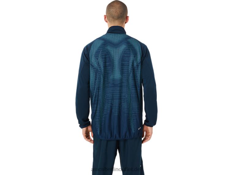 Actibreeze-Jacquardjacke für Herren BL4N1503Asics französisches Blau