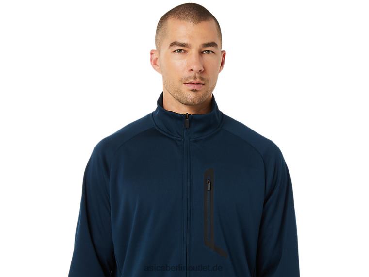 Actibreeze-Jacquardjacke für Herren BL4N1503Asics französisches Blau