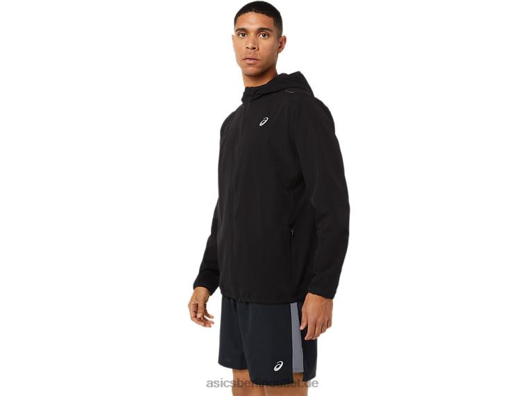 Fertigjacke für Herren BL4N1394Asics Leistung schwarz