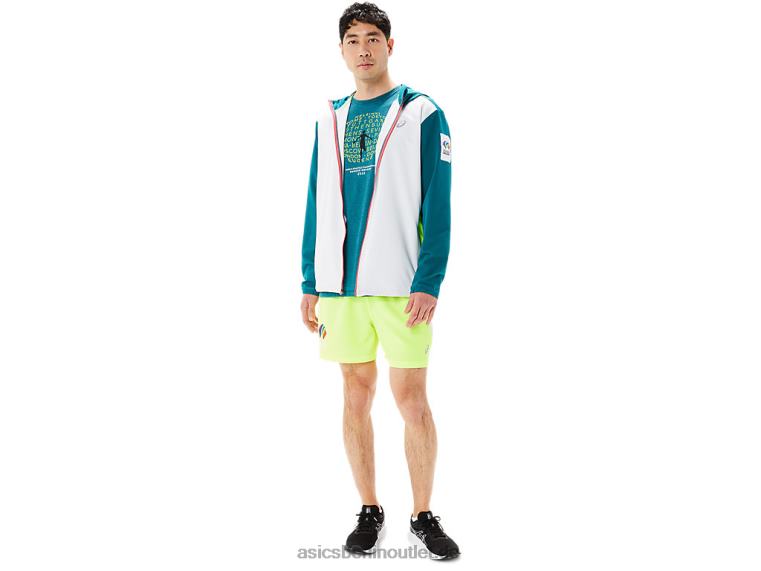 Fertigjacke für Herren, Farbblock-Wechsel BL4N1279Asics multi