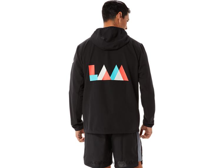 Herren-Konfektionsjacke Lam BL4N1345Asics Leistung schwarz
