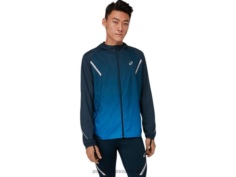 Herren-Lite-Show-Jacke BL4N1673Asics Französischblau/Elektroblau