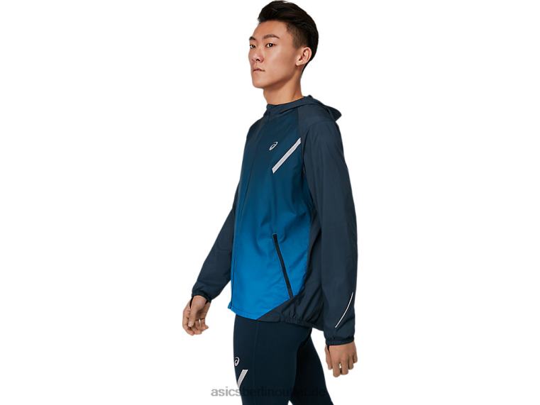 Herren-Lite-Show-Jacke BL4N1673Asics Französischblau/Elektroblau
